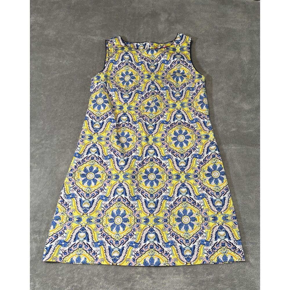 Betsey Johnson China Plate Shift Dress Size 14